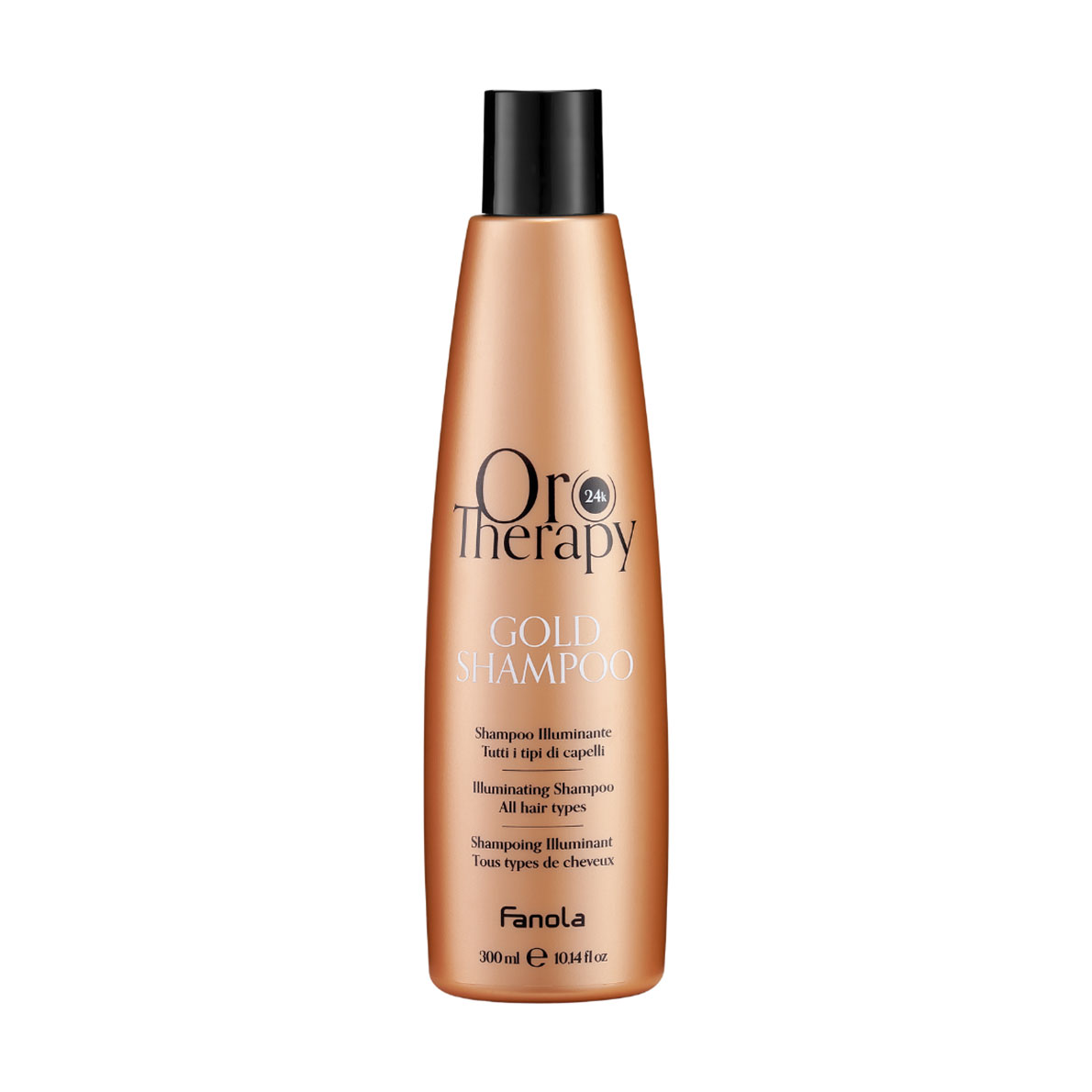 Зволожувальний шампунь з золотом Fanola Oro Therapy Gold Shampoo, 300 мл