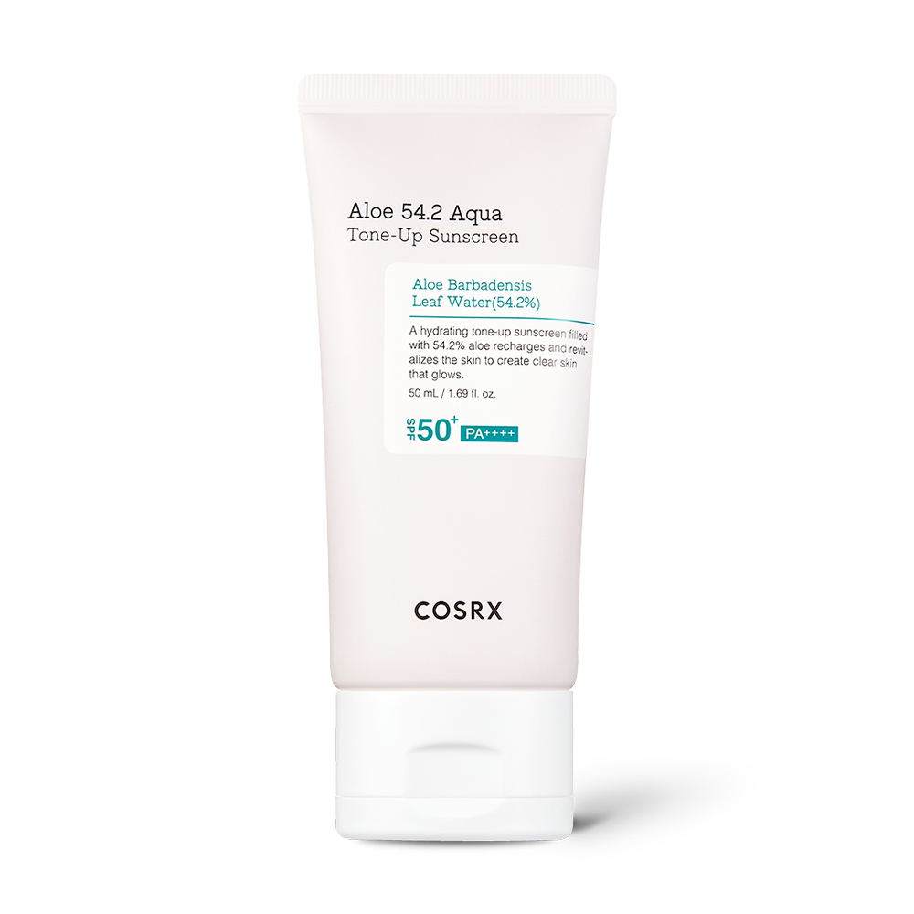 Зволожувальний сонцезахисний крем для обличчя CosRX Aloe 54.2 Aqua Tone-Up Sunscreen, SPF 50+ PA++++, 50 мл