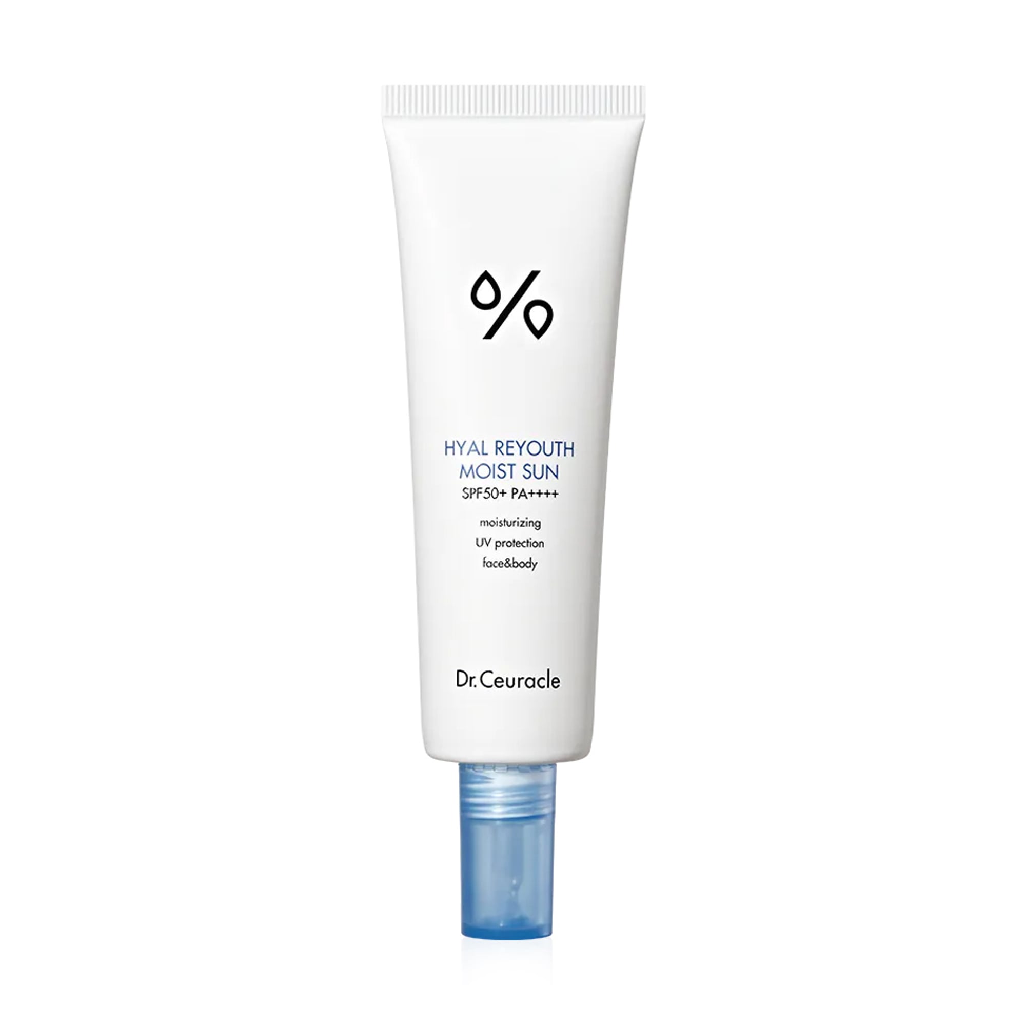 Зволожувальний сонцезахисний крем для обличчя Dr.Ceuracle Hyal Reyouth Moist Sun, SPF 50+ PA++++, 50 мл