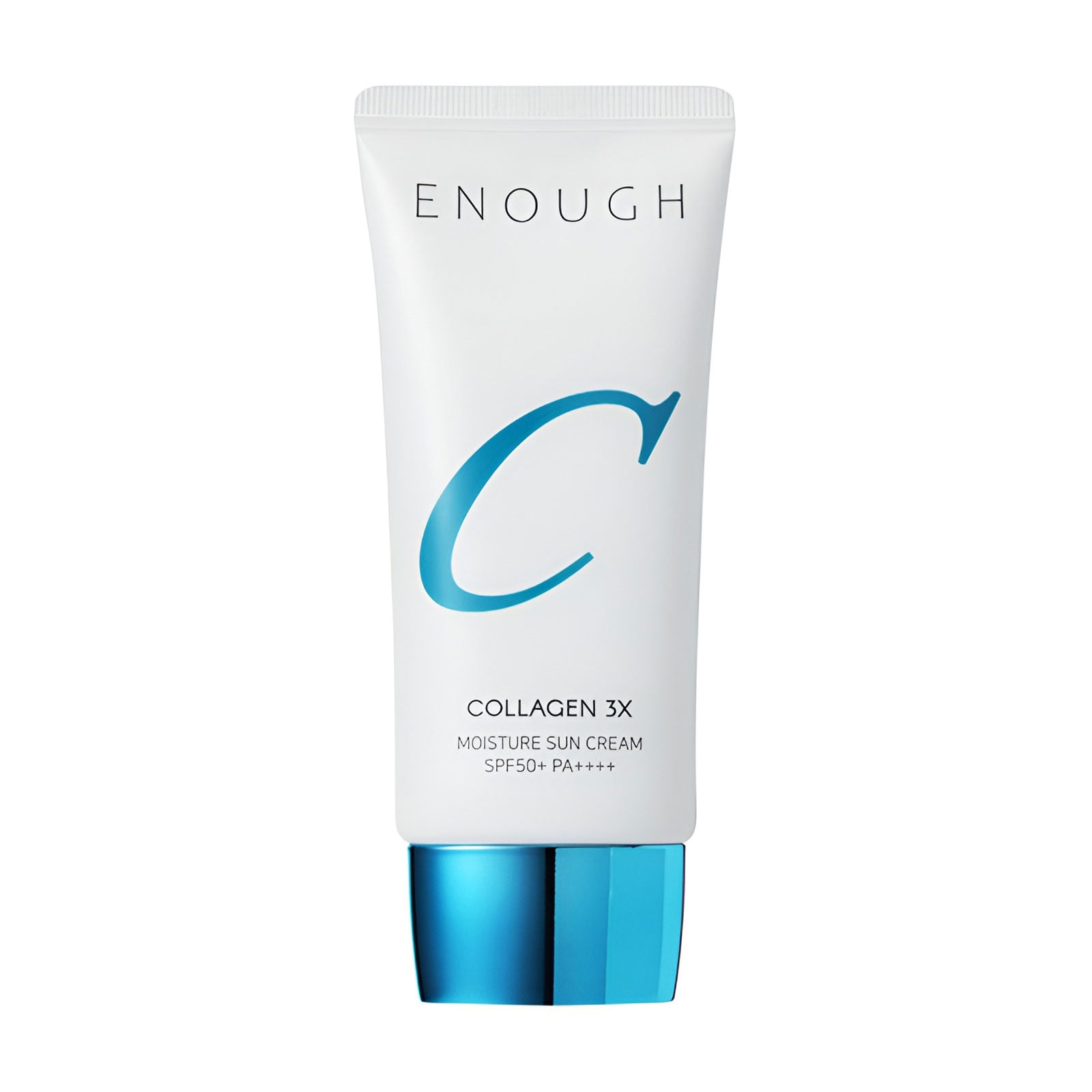 Зволожувальний сонцезахисний крем для обличчя Enough Collagen 3Х Moisture Sun Cream SPF 50+ / PA ++++ з колагеном, 50 г