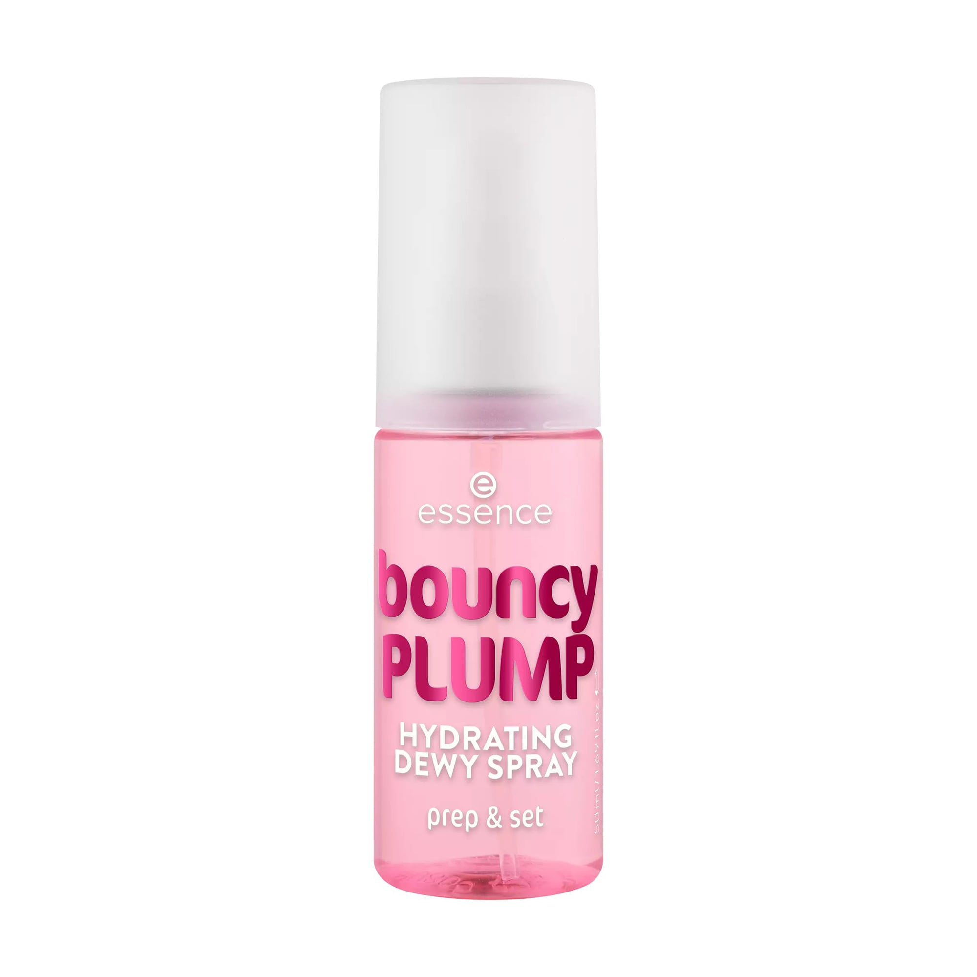 Зволожувальний спрей для фіксації макіяжу Essence Bouncy Plump Hydrating Dewy Spray, 50 мл