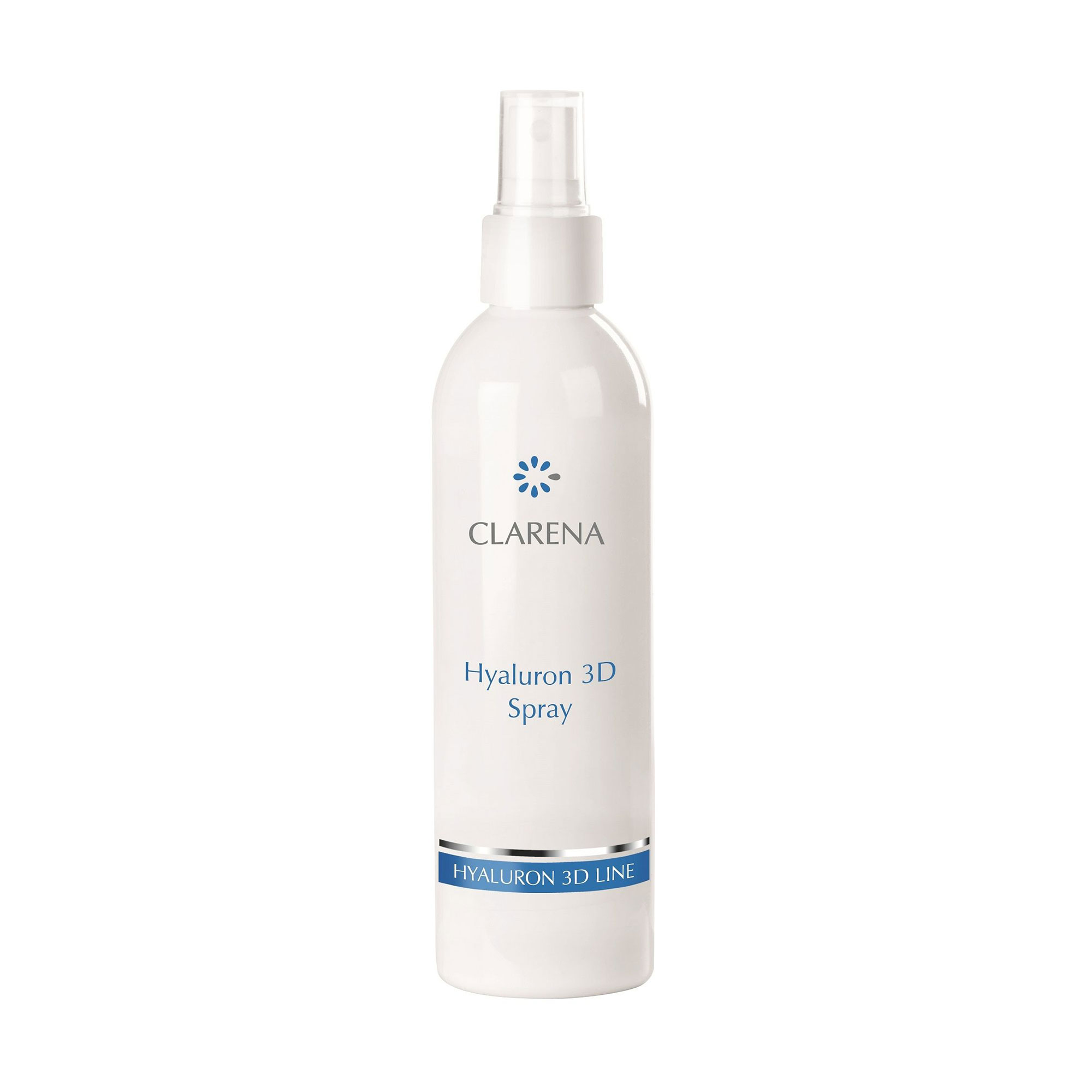 Зволожувальний спрей для обличчя Clarena Hyaluron 3D Line Hyaluron 3D Spray з гіалуроновою кислотою, 250 мл