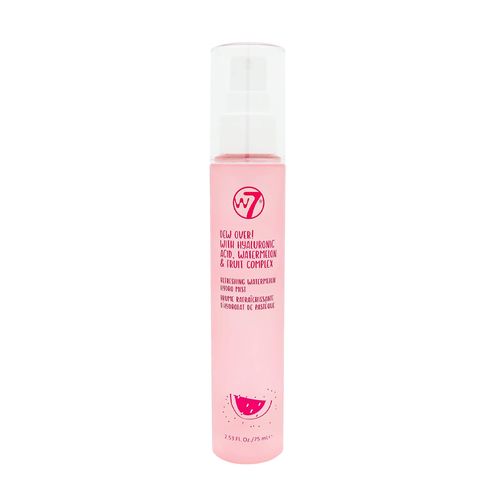 Зволожувальний спрей для обличчя W7 Dew Over! Refreshing Watermelon Hydro Mist, 75 мл