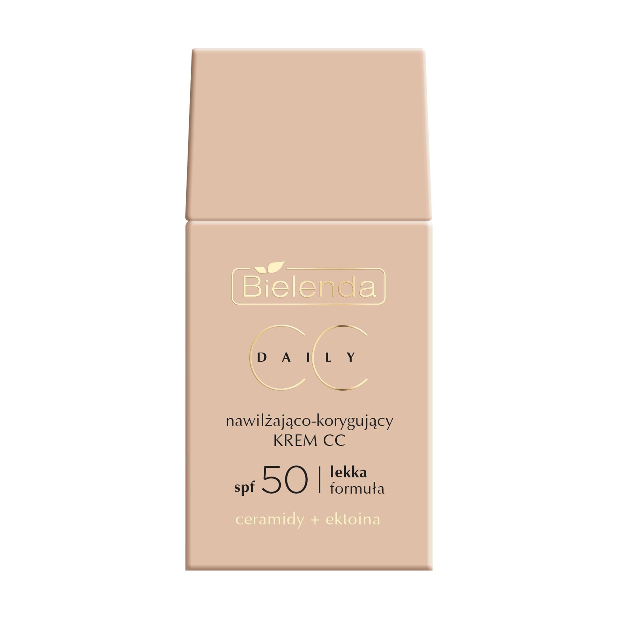 Зволожувальний та коригувальний CC-крем для обличчя Bielenda Daily CC, SPF 50, 40 мл