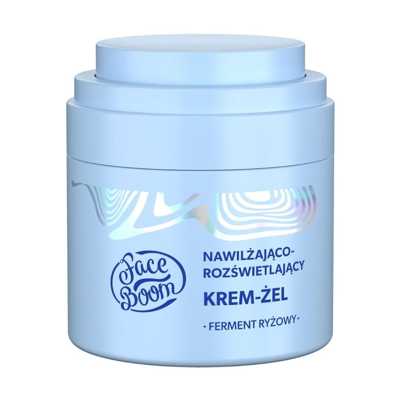 Зволожувальний та освітлювальний крем-гель для обличчя Face Boom Aura, 40 мл