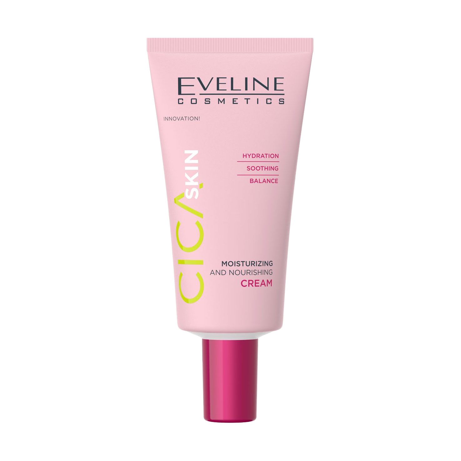 Зволожувальний та живильний крем для обличчя Eveline Cosmetics Cica Skin Moisturizing And Nourishing Cream, 50 мл