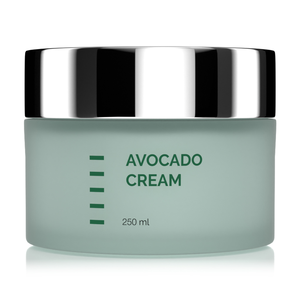 Зволожувальний та живильний крем для обличчя Holy Land Cosmetics Avocado Cream, 250 мл