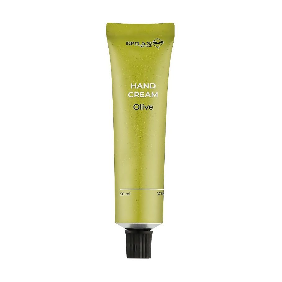 Зволожувальний та живильний крем для рук Epilax Silk Touch Hand Cream, Olive, 50 мл
