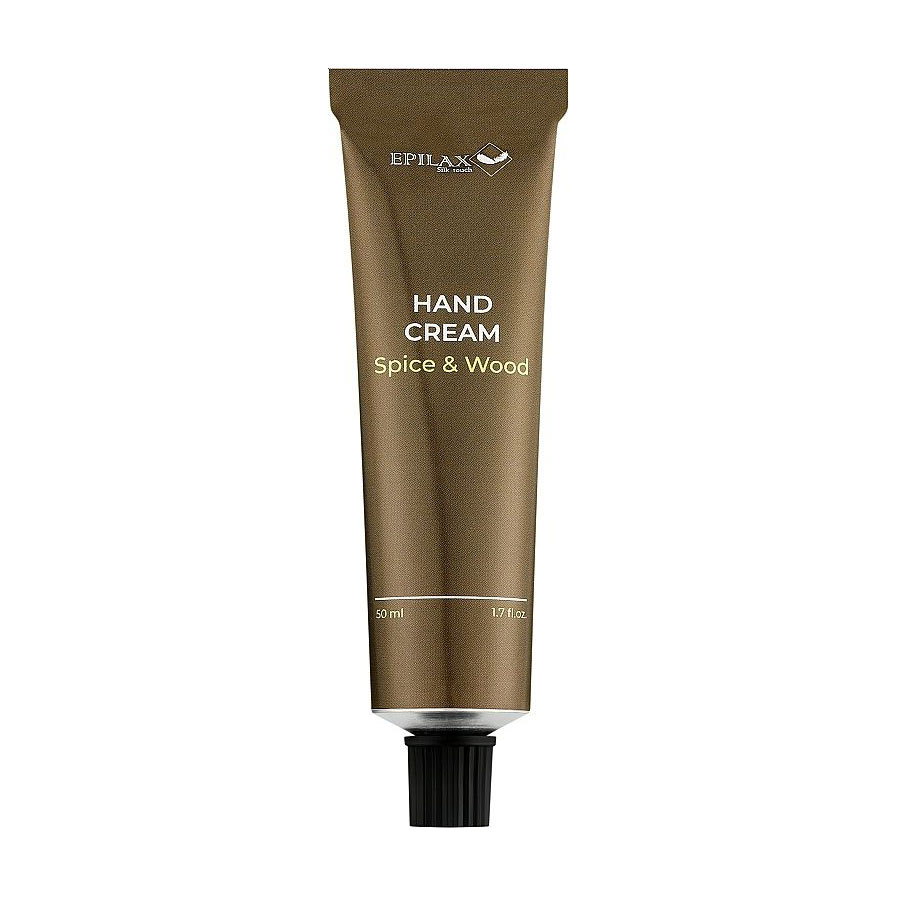 Зволожувальний та живильний крем для рук Epilax Silk Touch Hand Cream, Spice &amp; Wood, 50 мл