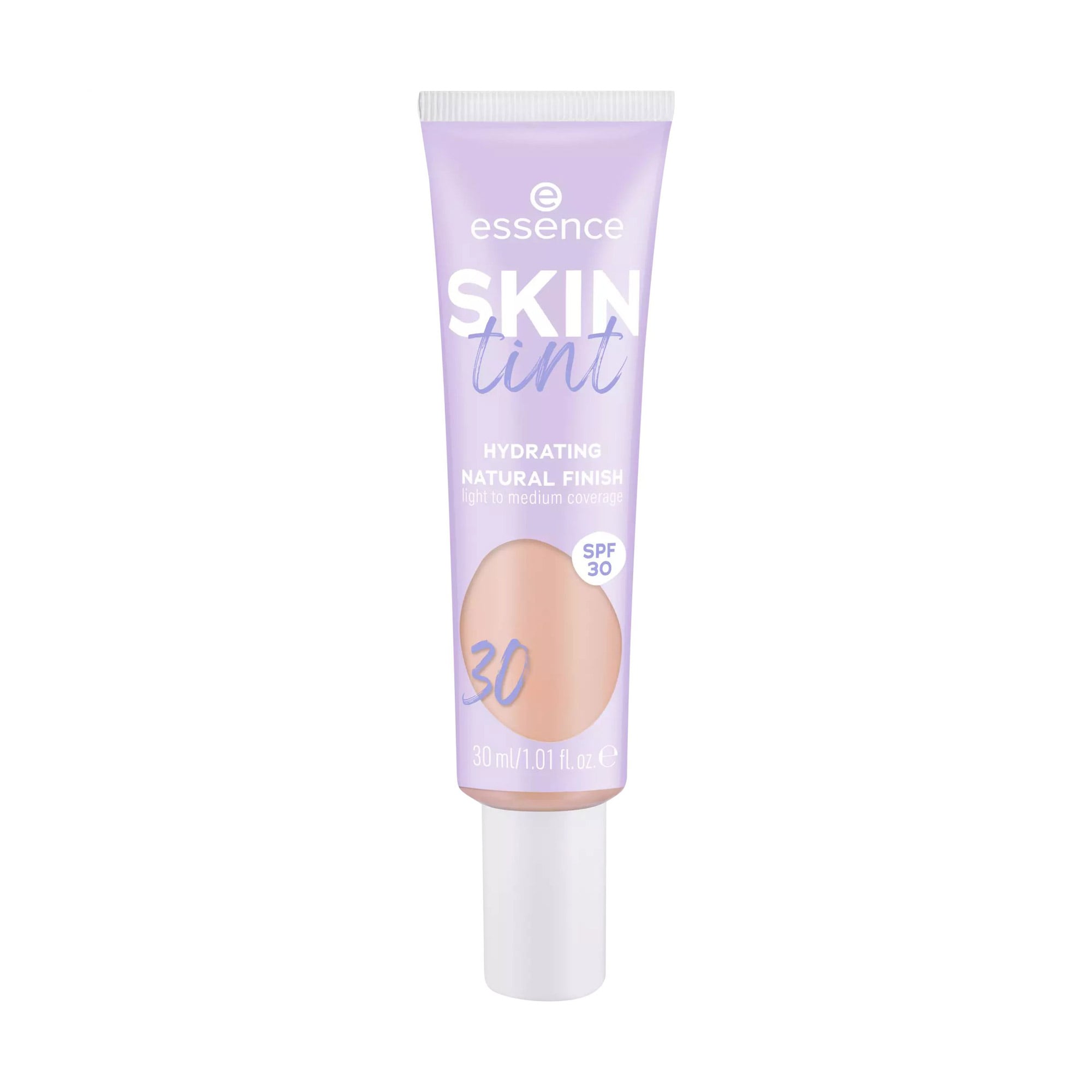 Зволожувальний тінт для обличчя Essence Skin Tint Hydrating Natural Finish SPF 30, тон 30, 30 мл