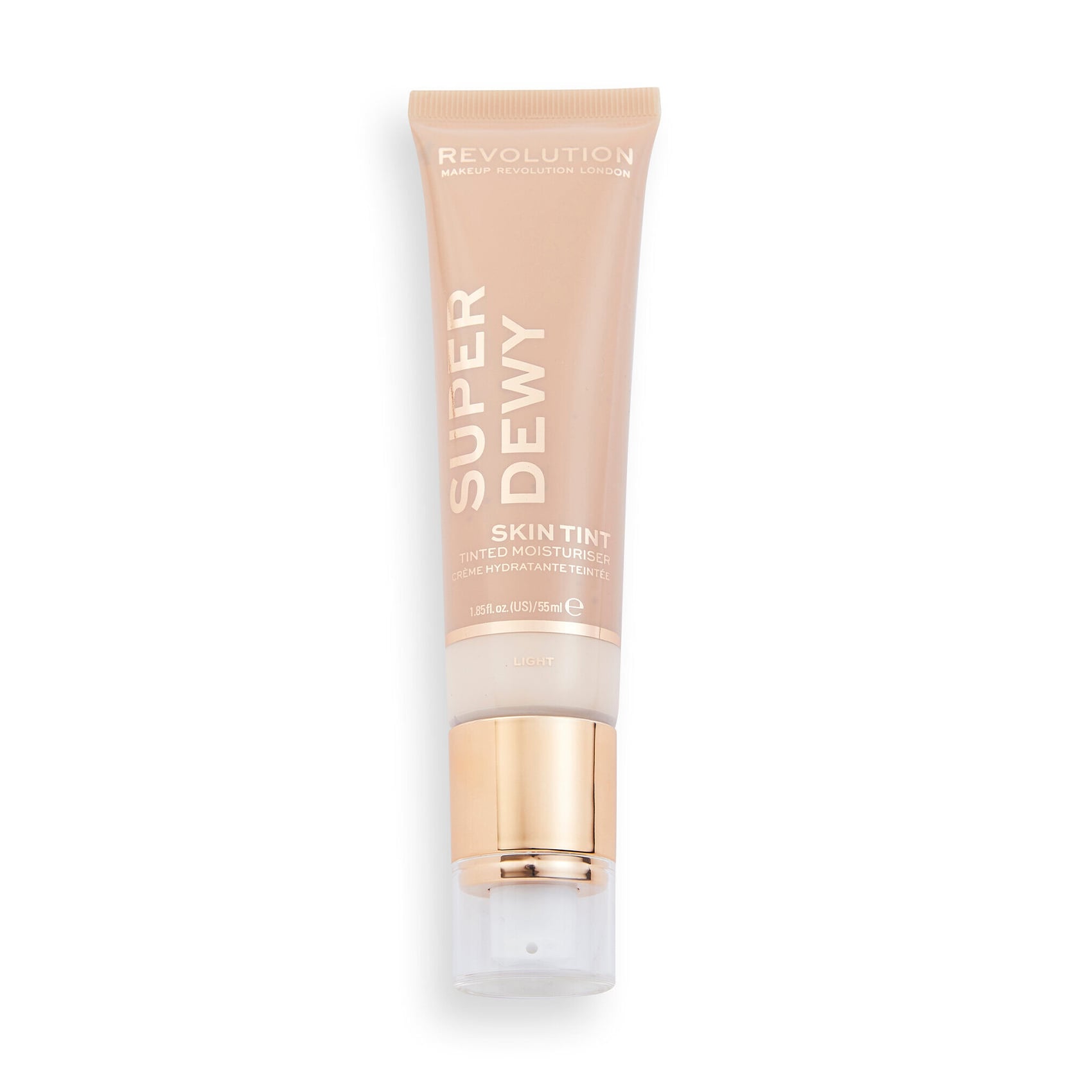 Зволожувальний тональний тінт для обличчя Makeup Revolution Superdewy Tinted Moisturiser, Light, 55 мл
