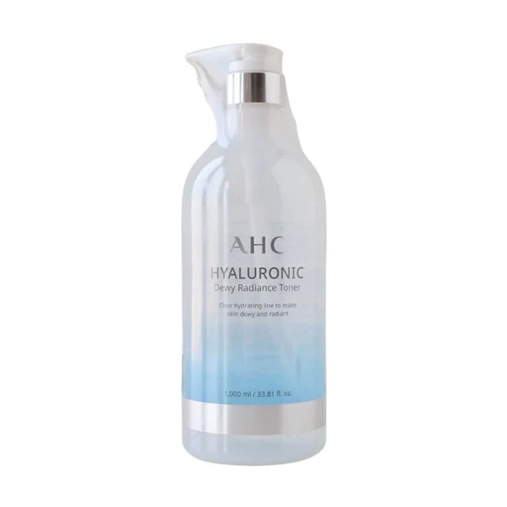 Зволожувальний тонер для обличчя AHC Hyaluronic Dewy Radiance Toner, 1 л