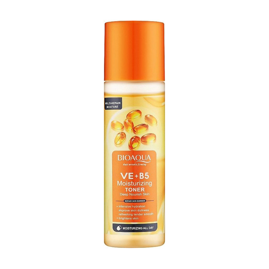 Зволожувальний тонер для обличчя Bioaqua VE + B5 Moisturizing Toner, 120 мл