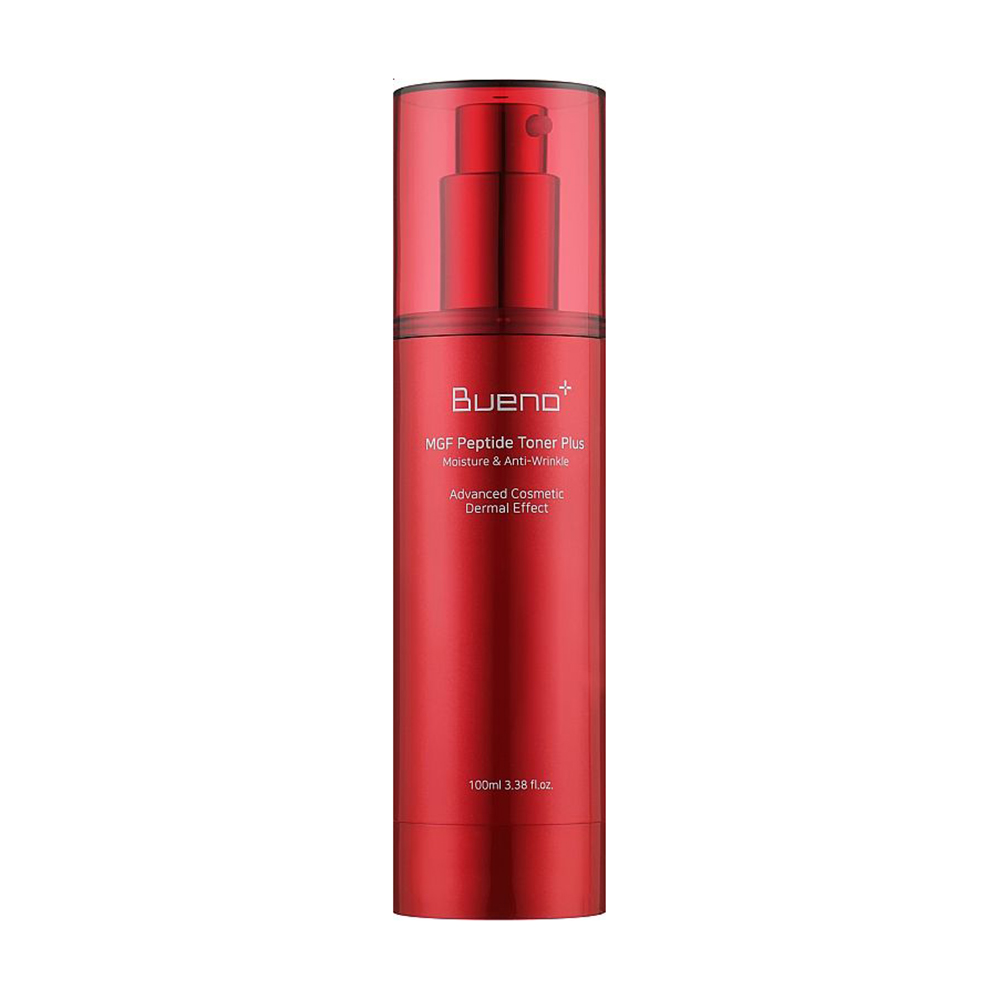 Зволожувальний тонер для обличчя Bueno MGF Peptide Toner Plus проти зморщок, з пептидами, 100 мл
