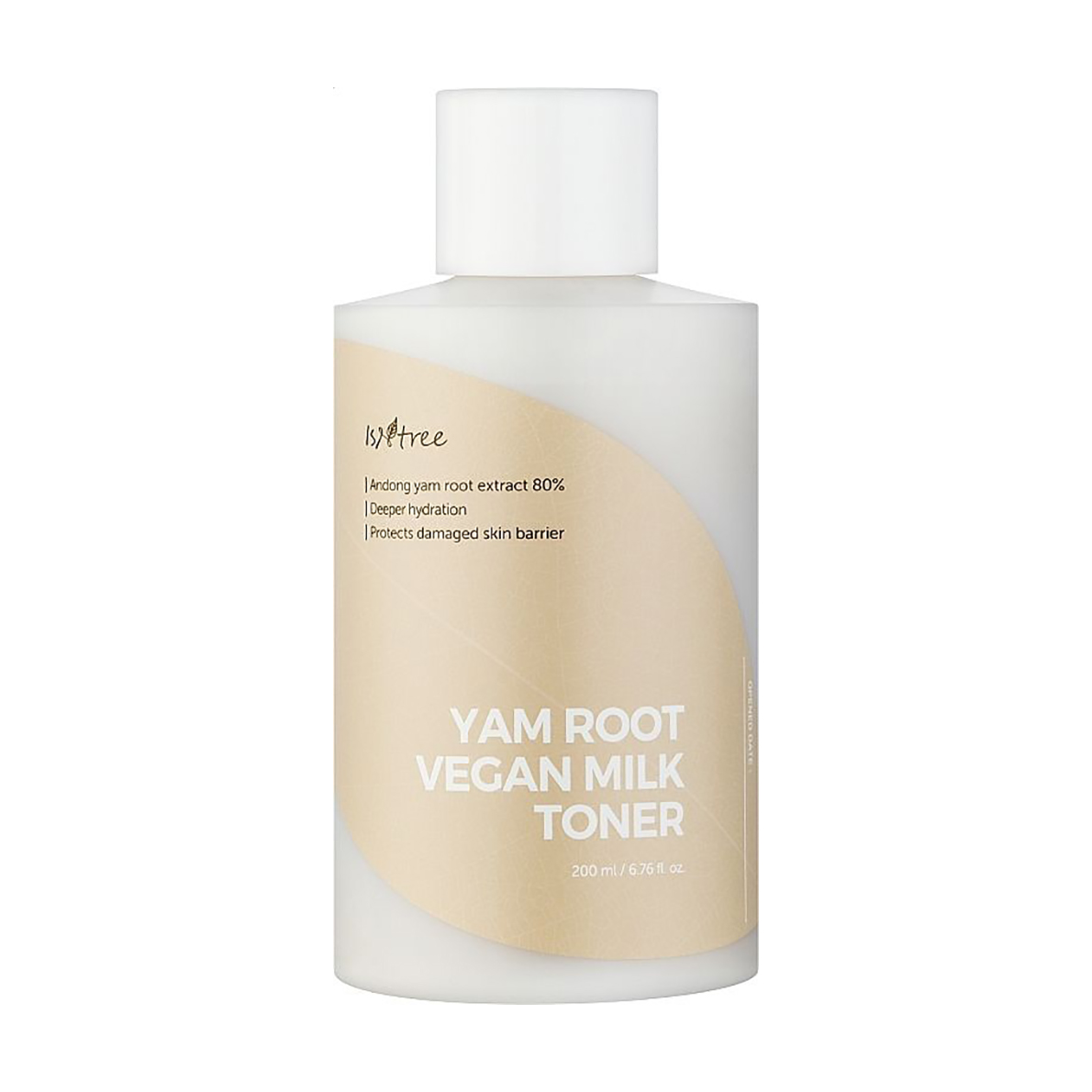 Зволожувальний тонер для обличчя IsNtree Yam Root Vegan Milk Toner з коренем дикого ямсу, 200 мл