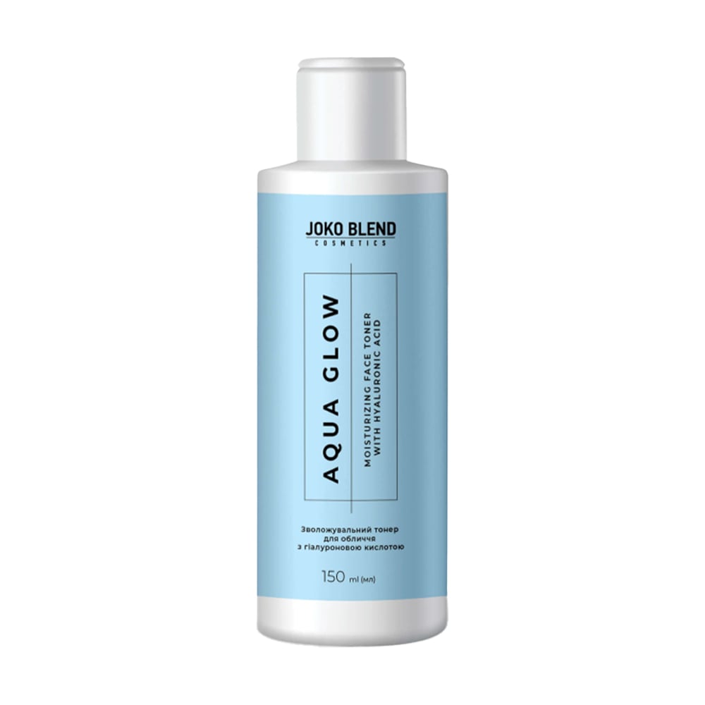 Зволожувальний тонер для обличчя Joko Blend Aqua Glow Moisturizing Face Toner з гіалуроновою кислотою, 150 мл
