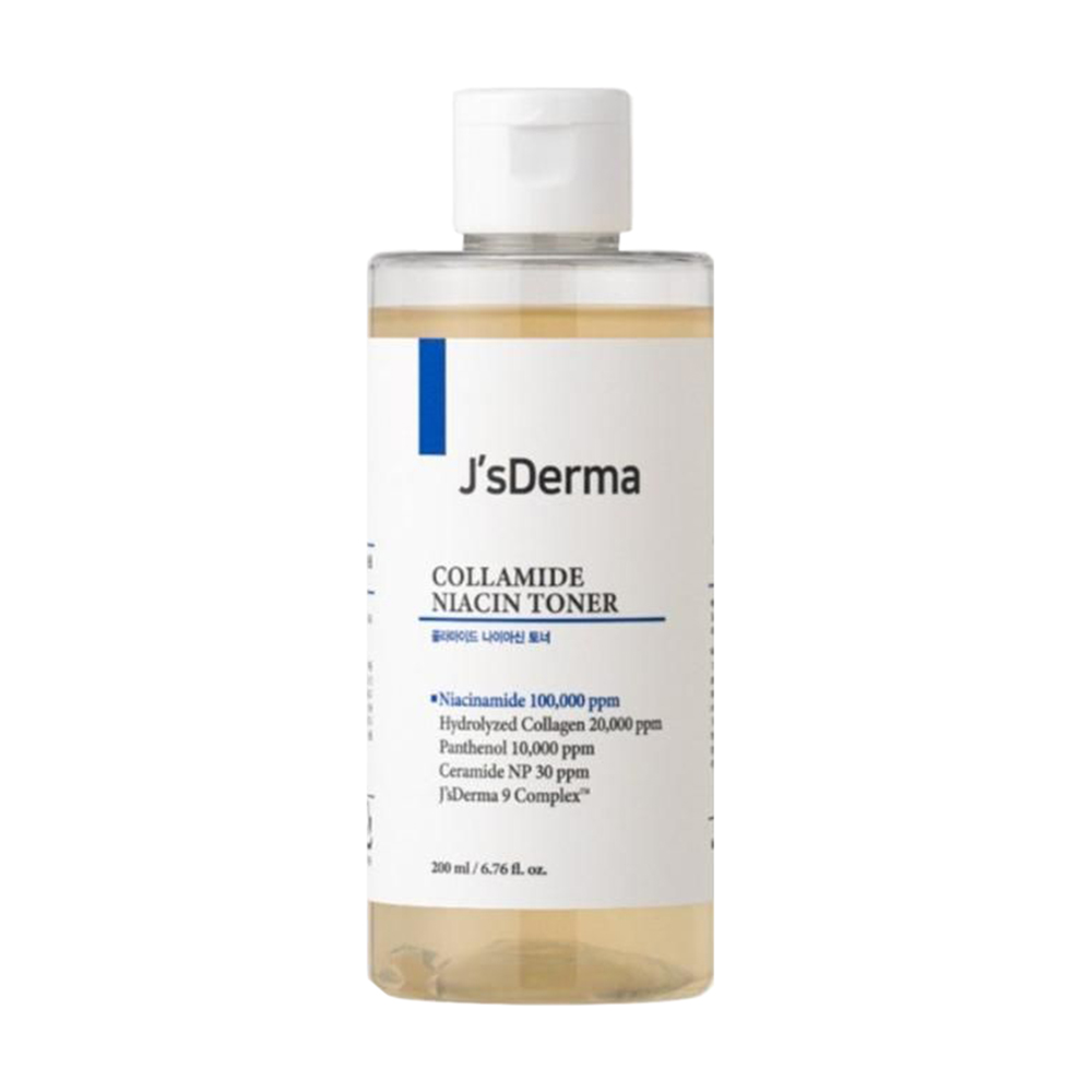 Зволожувальний тонер для обличчя J'sDerma Collamide Niacin Toner з ніацинамідом та колагеном, 200 мл