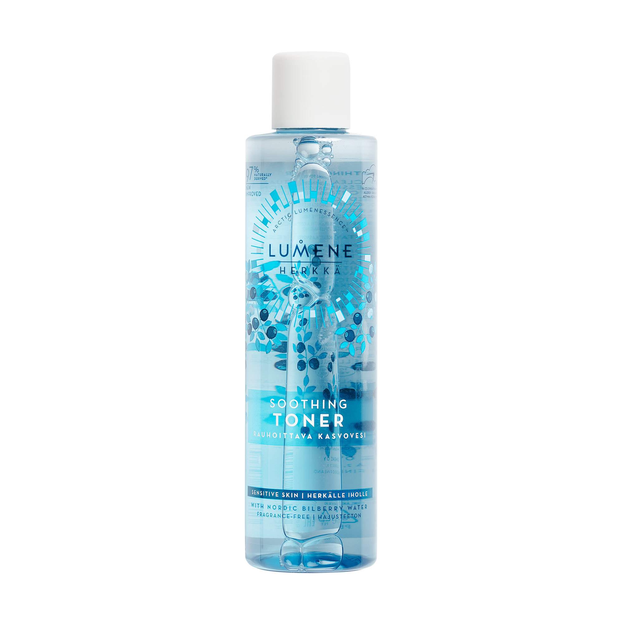 Зволожувальний тонер для обличчя Lumene Herkka Sensitive Soothing Toner, 200 мл