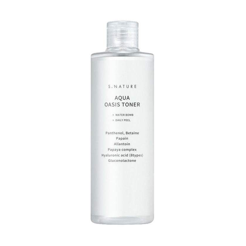 Зволожувальний тонер для обличчя S.Nature Aqua Oasis Toner, 300 мл