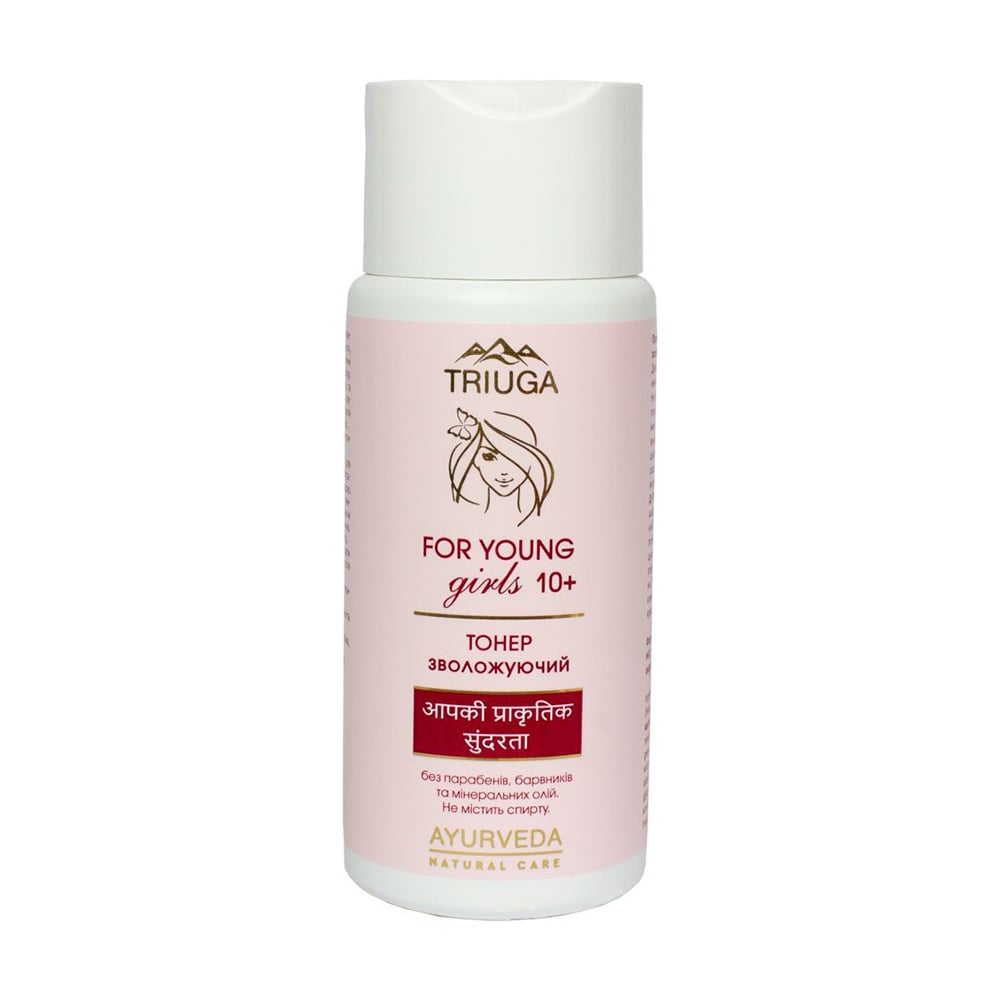 Зволожувальний тонер для обличчя Triuga Ayurveda For Young Girls 10+, 200 мл