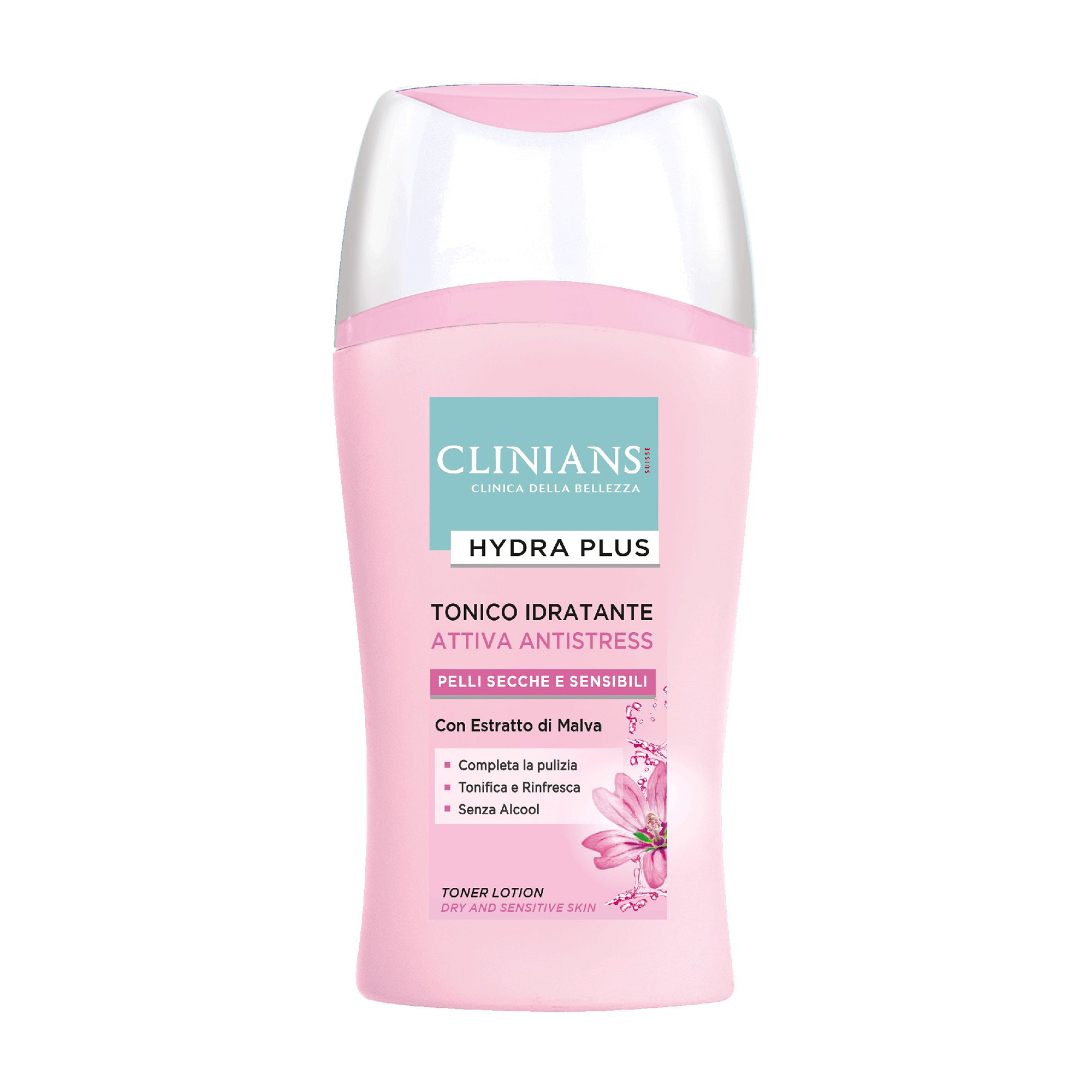 Зволожувальний тонік для обличчя Clinians Hydra Plus Attiva Antistress, 200 мл
