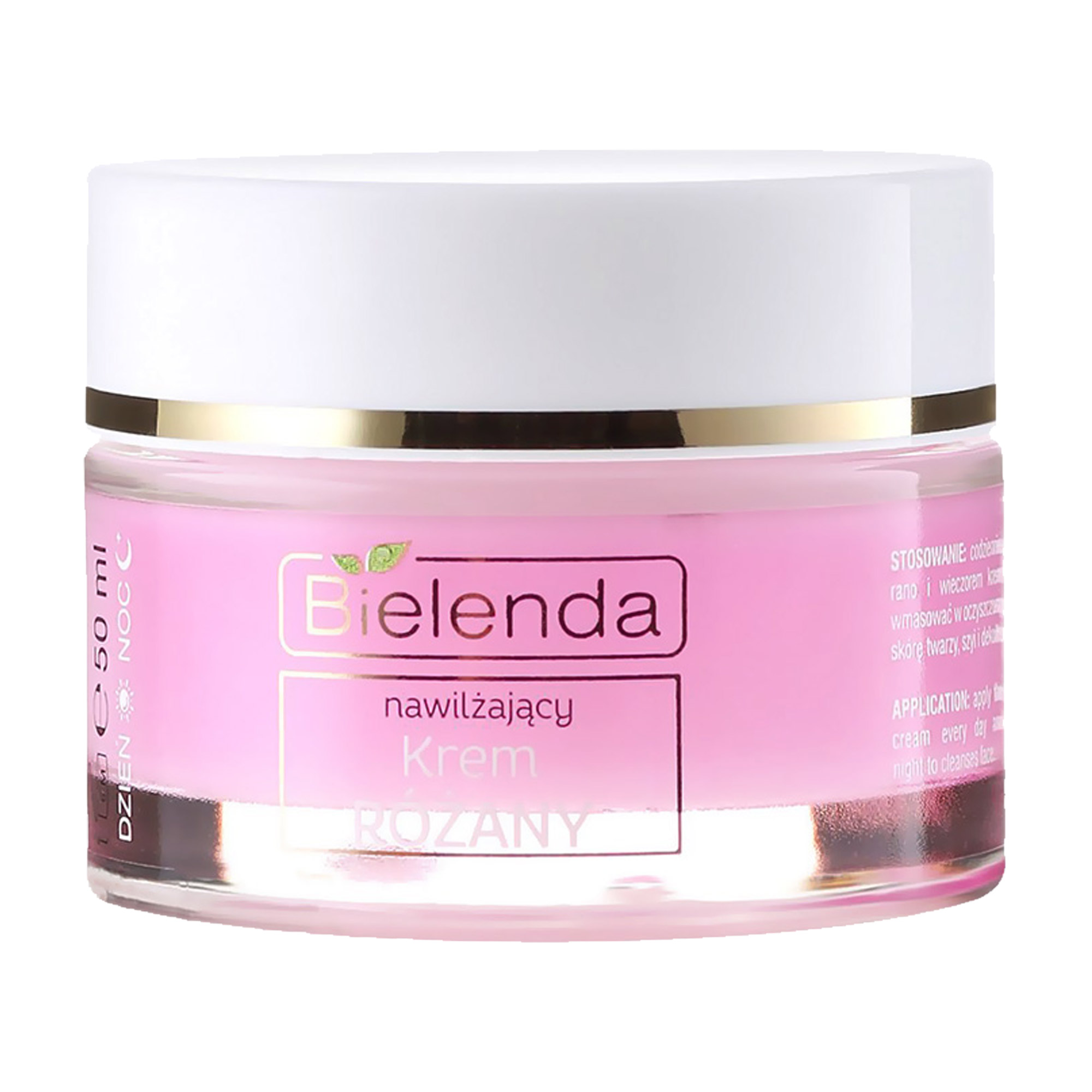 Зволожувальний трояндовий крем для обличчя Bielenda Rose Care Moisturizing Rose Cream для чутливої шкіри, 50 мл