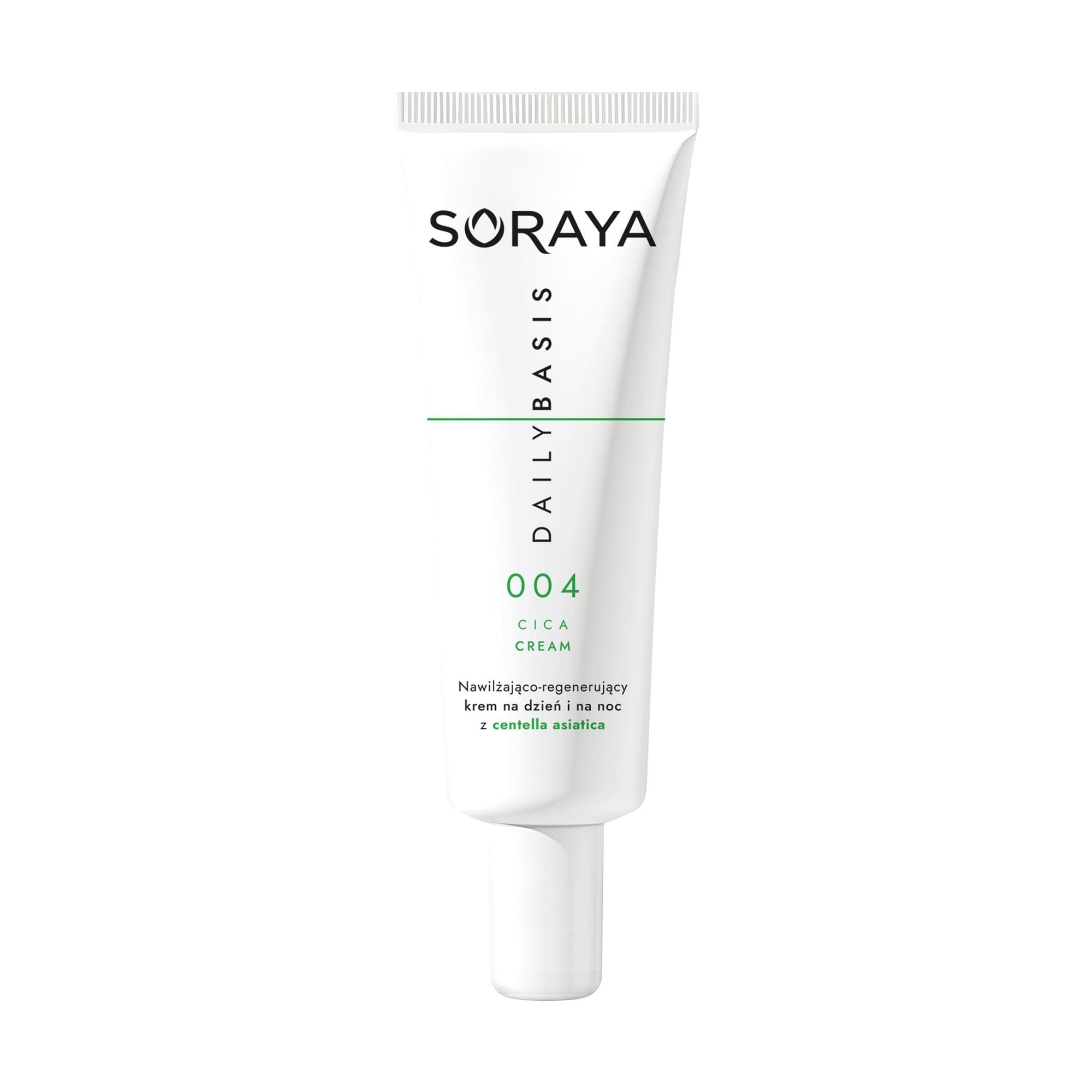 Зволожувальний відновлювальний крем для обличчя Soraya Daily Bases 004 Cica Cream, 50 мл