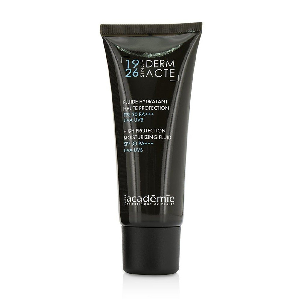 Зволожувальний захисна емульсія для обличчя Academie Derm Acte High Protection Moisturizing Fluid SPF 30 PA+++ UVA UVB, 40 мл