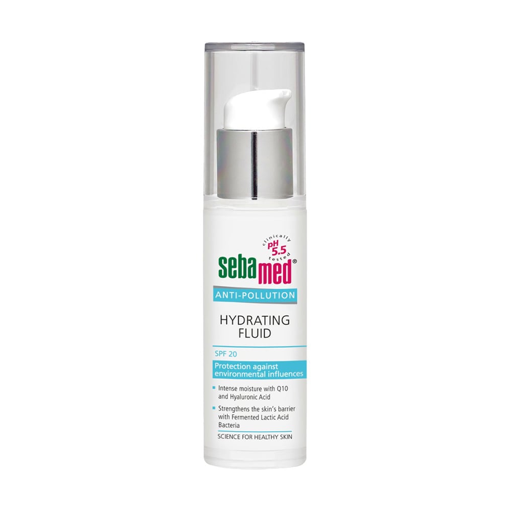 Зволожувальний захисний флюїд для обличчя Sebamed Anti-Pollution Hydrating Fluid SPF 20, 30 мл