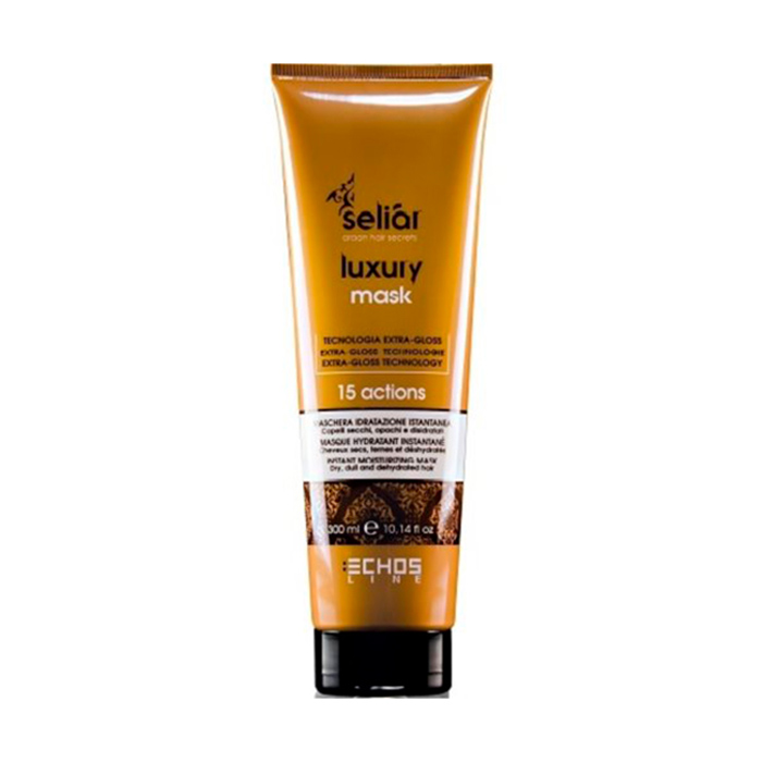 Зволожуюча маска для волосся Echosline Seliar Luxury 15 Аctions Mask 15 дій, 300 мл