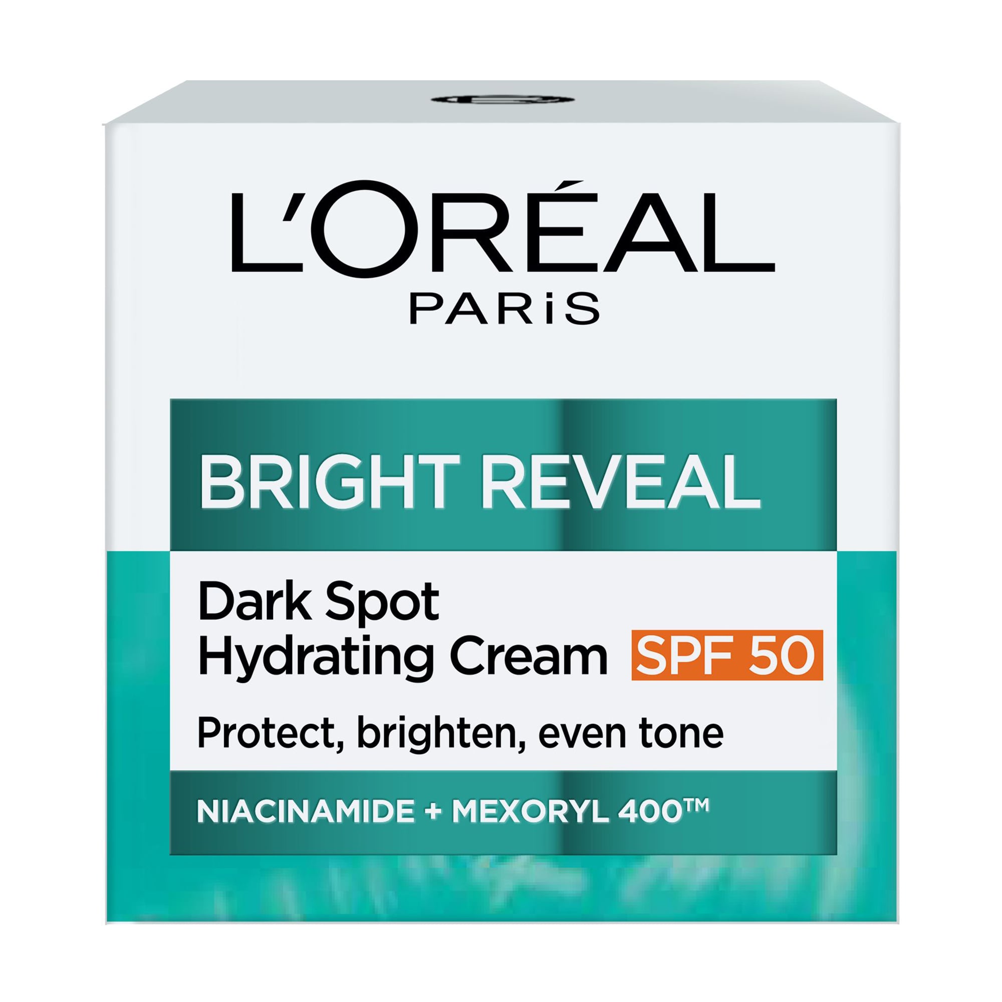 Зволожуючий крем для обличчя L'Oreal Paris Bright Reveal Dark Spot Hydrating Cream проти пігментних плям,  SPF 50, 50 мл