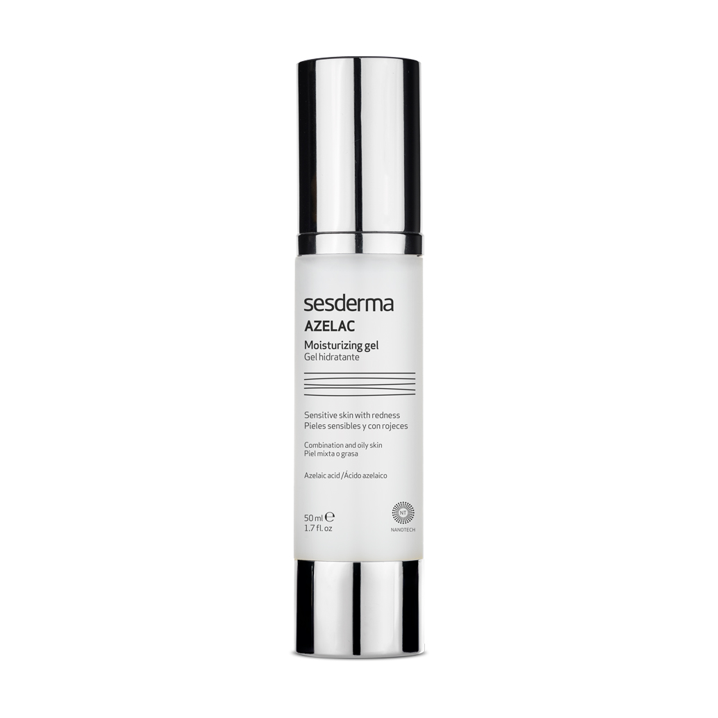 Зволожуювальний гель для обличчя Sesderma Azelac Moisturizing Gel для шкіри з почервонінням, 50 мл