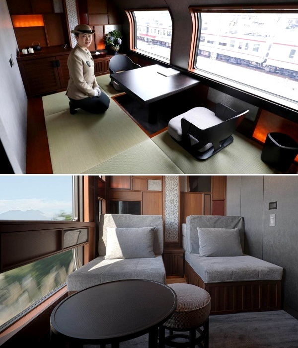 Ось як виглядає всередині найдорожчий поїзд у світі з Японії4