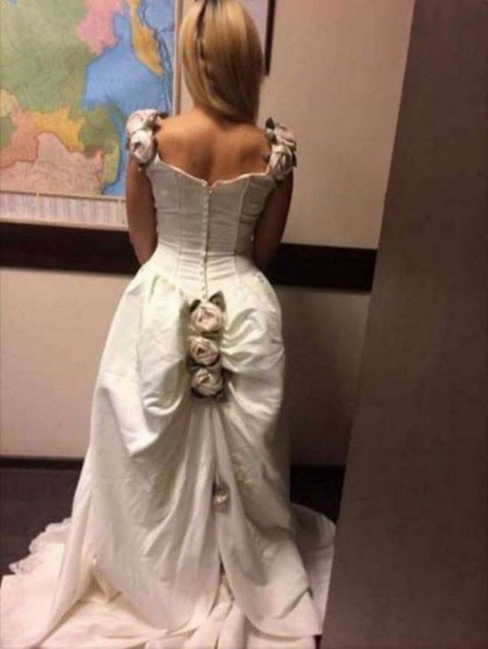 Від такої ганьби не відмиєшся: 14 наречених, які хотіли бути модними в день свого весілля, але перестаралися2