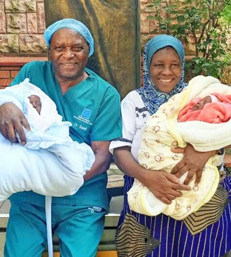 70-річна жінка, яка народила двійню, вперше показала фото малюків0