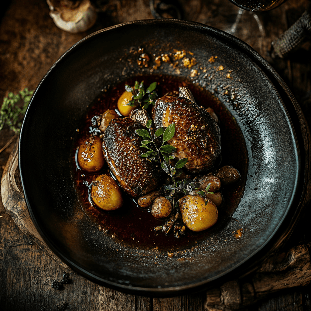 блюдо с глухарем