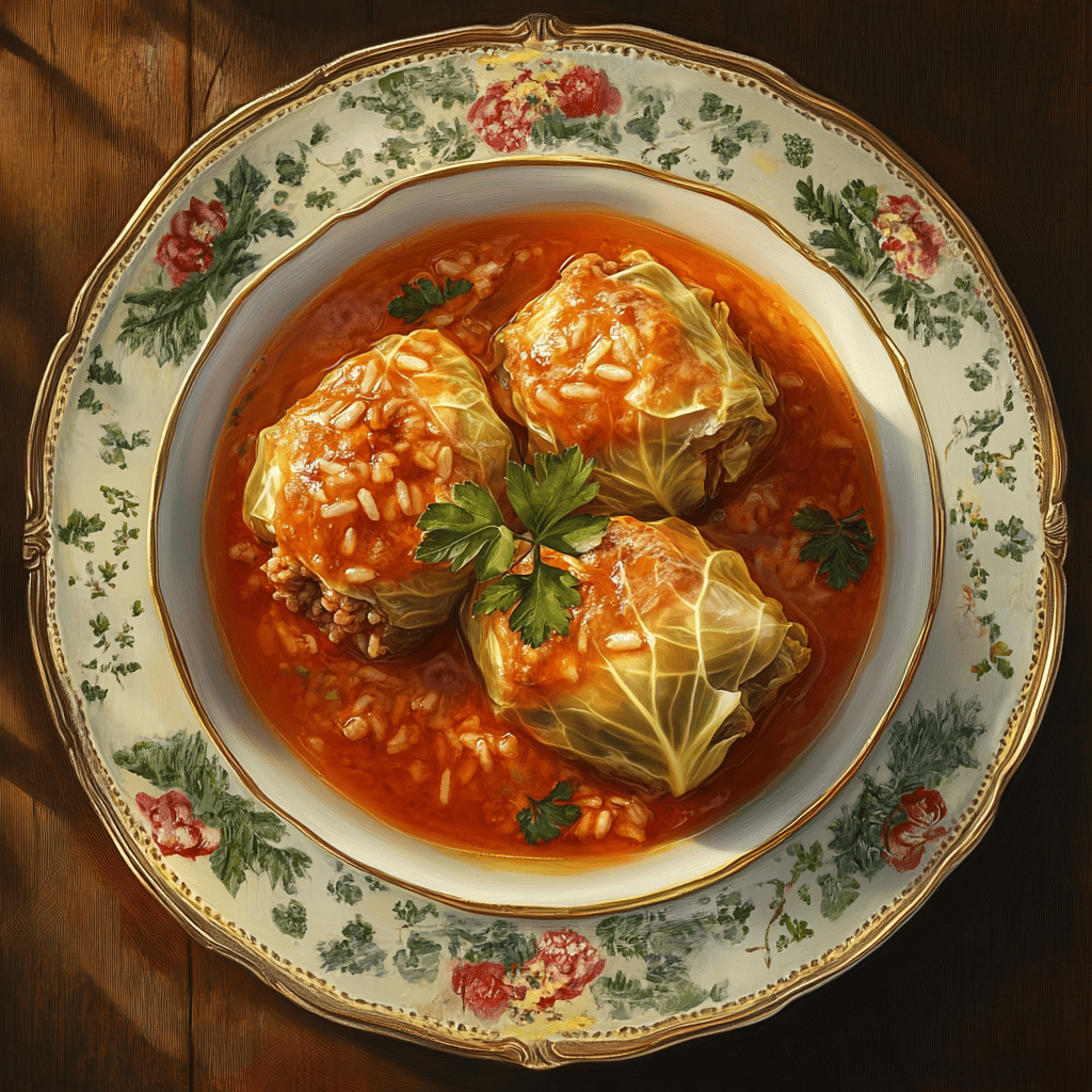 Классический рецепт голубцов с мясом и рисом.4