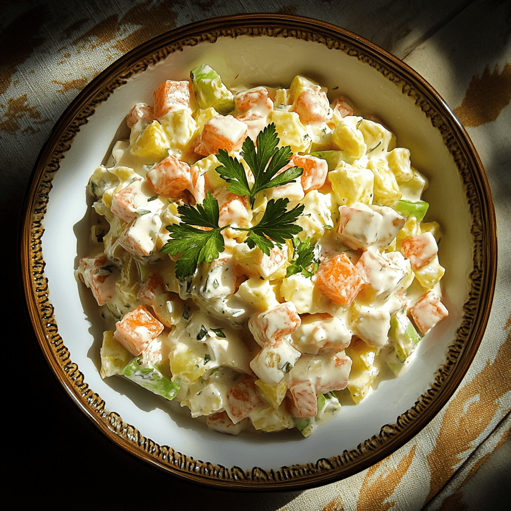 Идеальная заправка для классического оливье