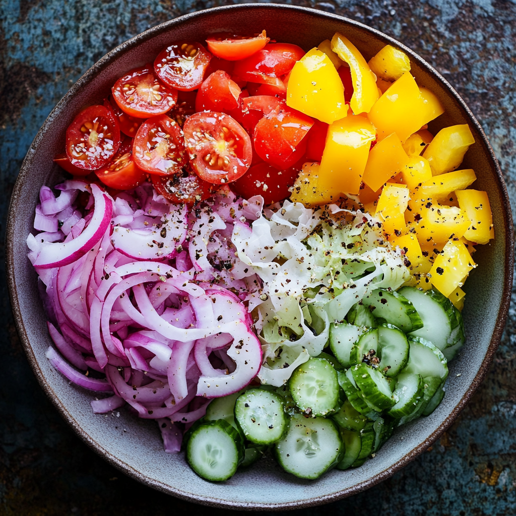 Салаты с необычными заправками: сочетания вкусов и текстур