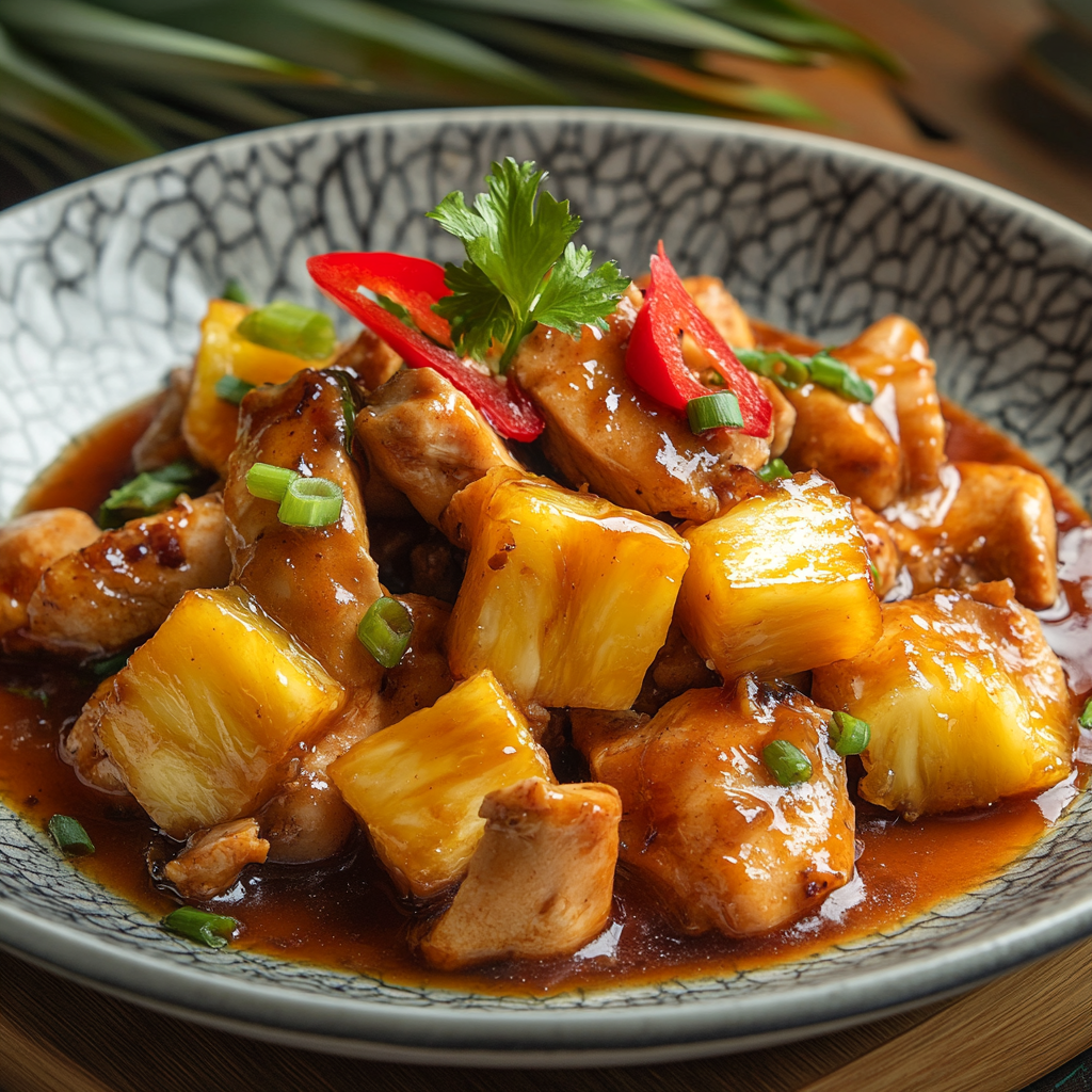 Как выбрать ингредиенты для блюда с курицей и ананасами