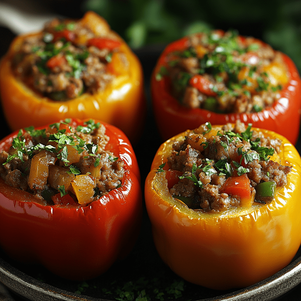 Рецепт фаршированного перца с мясом и овощами