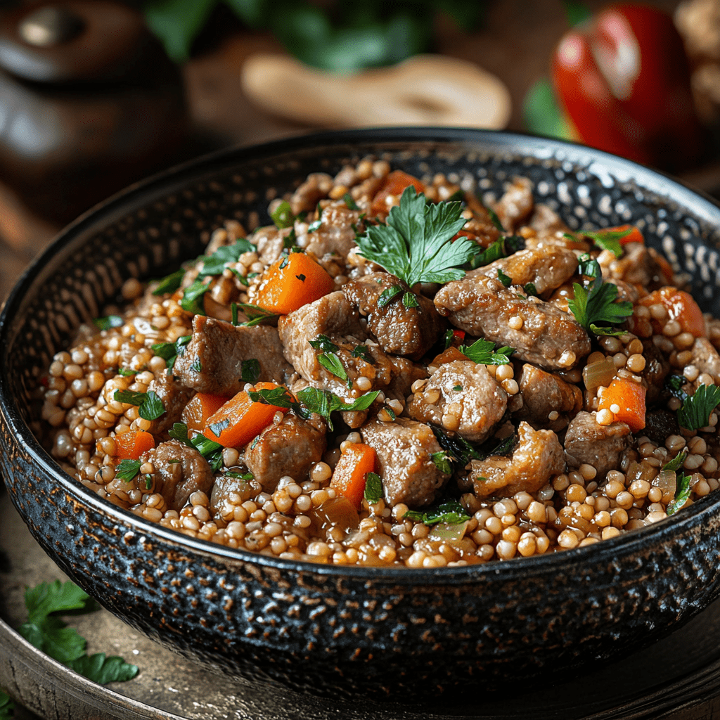 Рецепт гречки по купечески с мясом и овощами
