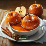 Рецепт яблок в духовке с корицей и медом.1