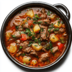 Рецепт классической мясной солянки.1