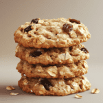 Рецепт овсяных печений с изюмом и орехами