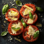 Рецепт помидоров с сыром для быстрого перекуса