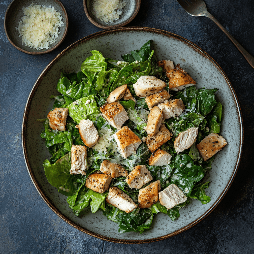 Пошаговый процесс приготовления курицы для салата Цезарь