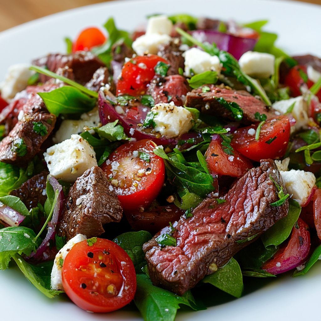 Какие дополнительные ингредиенты лучше сочетать с говядиной в салате?