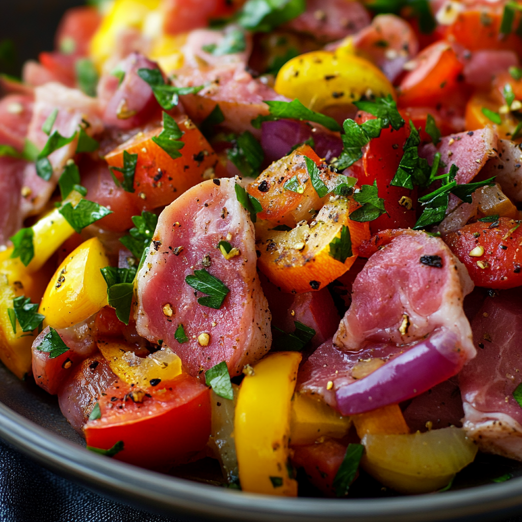 Какие овощи лучше использовать для салата с копченым мясом