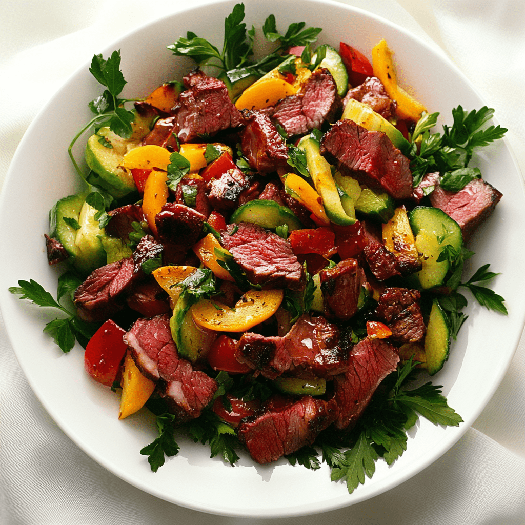 Как сделать заправку для салата с копченым мясом и овощами